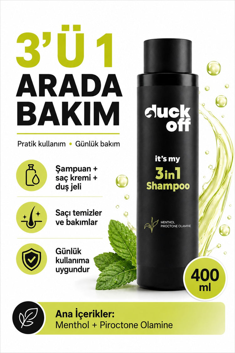 It's My 3 in 1 Shampoo - Saç, Yüz ve Vücut İçin 3'ü 1 Arada Çok Amaçlı Şampuan